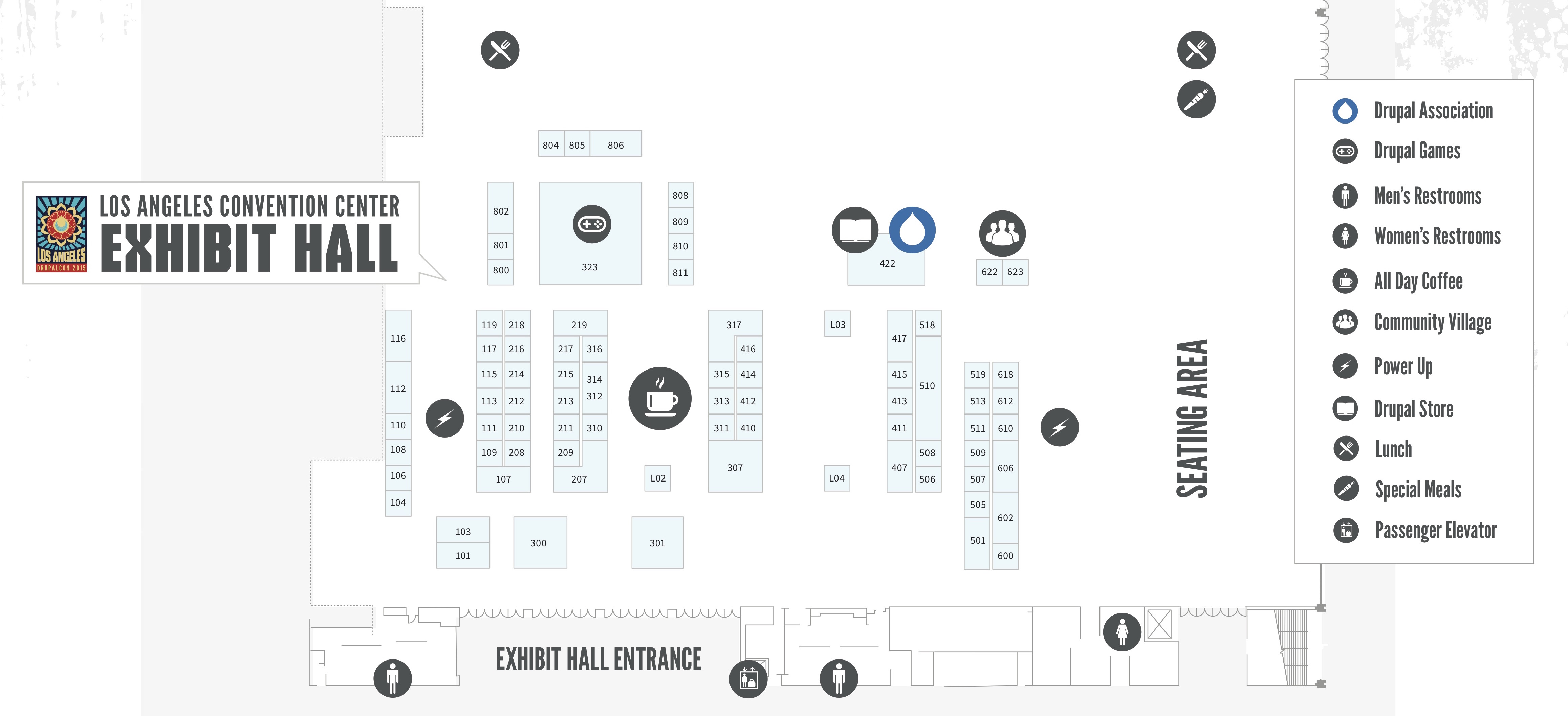 DrupalCon Los Angeles Exhibit Hall