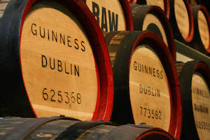Guinness barrels